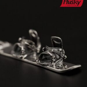 HUSKY Snowboard Binding Pendant – Silver Edition 8